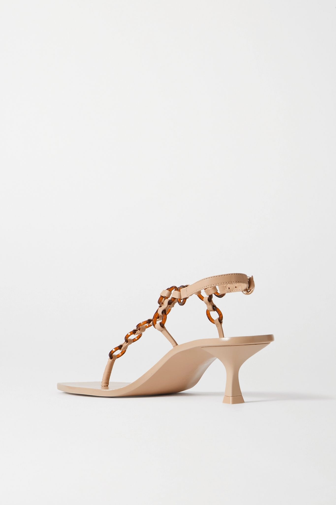 Caitlyn embellished leather sandals - 4