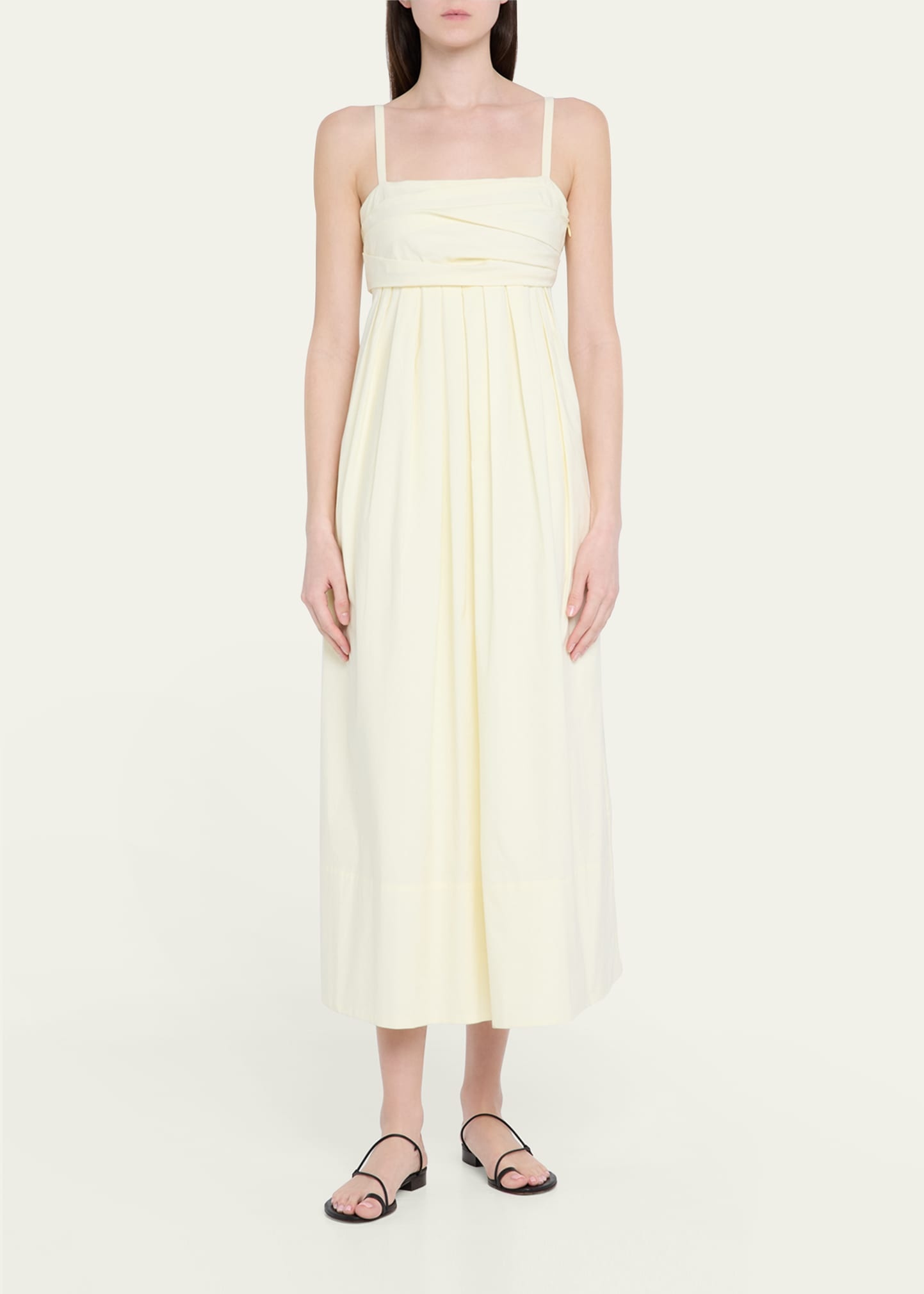 Claudine Technical Poplin Midi Dress - 2