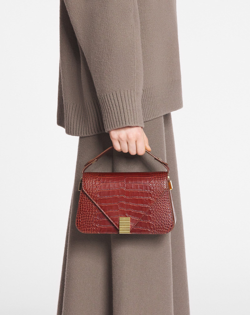 Lanvin CONCERTO ARPEGE BAG IN CROCODILE-EFFECT LEATHER outlook
