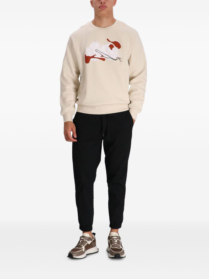 BOSS abstract-print sweatshirt outlook