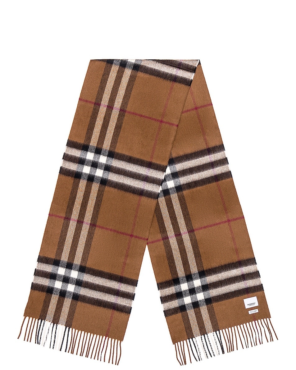 Giant Check Cashmere Scarf - 2