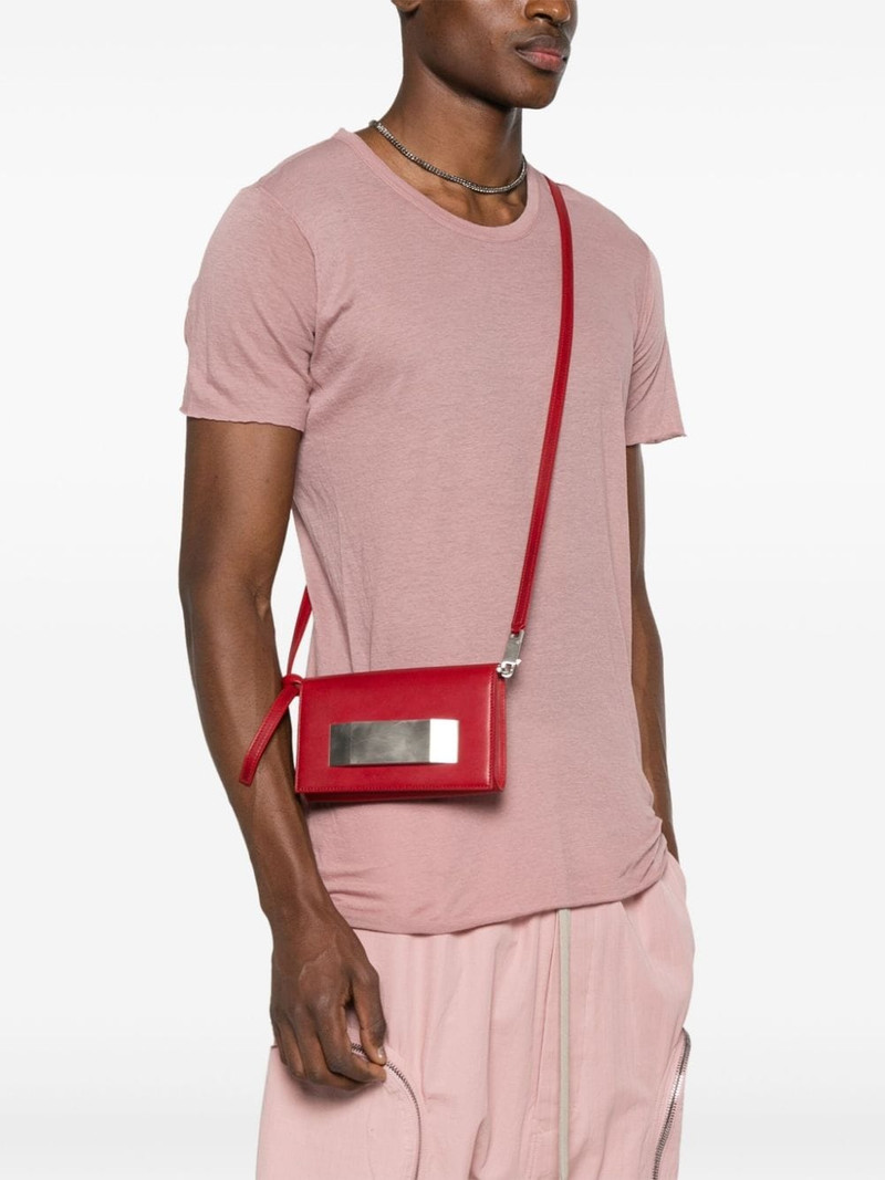 Rick Owens Griffin leather clutch bag outlook