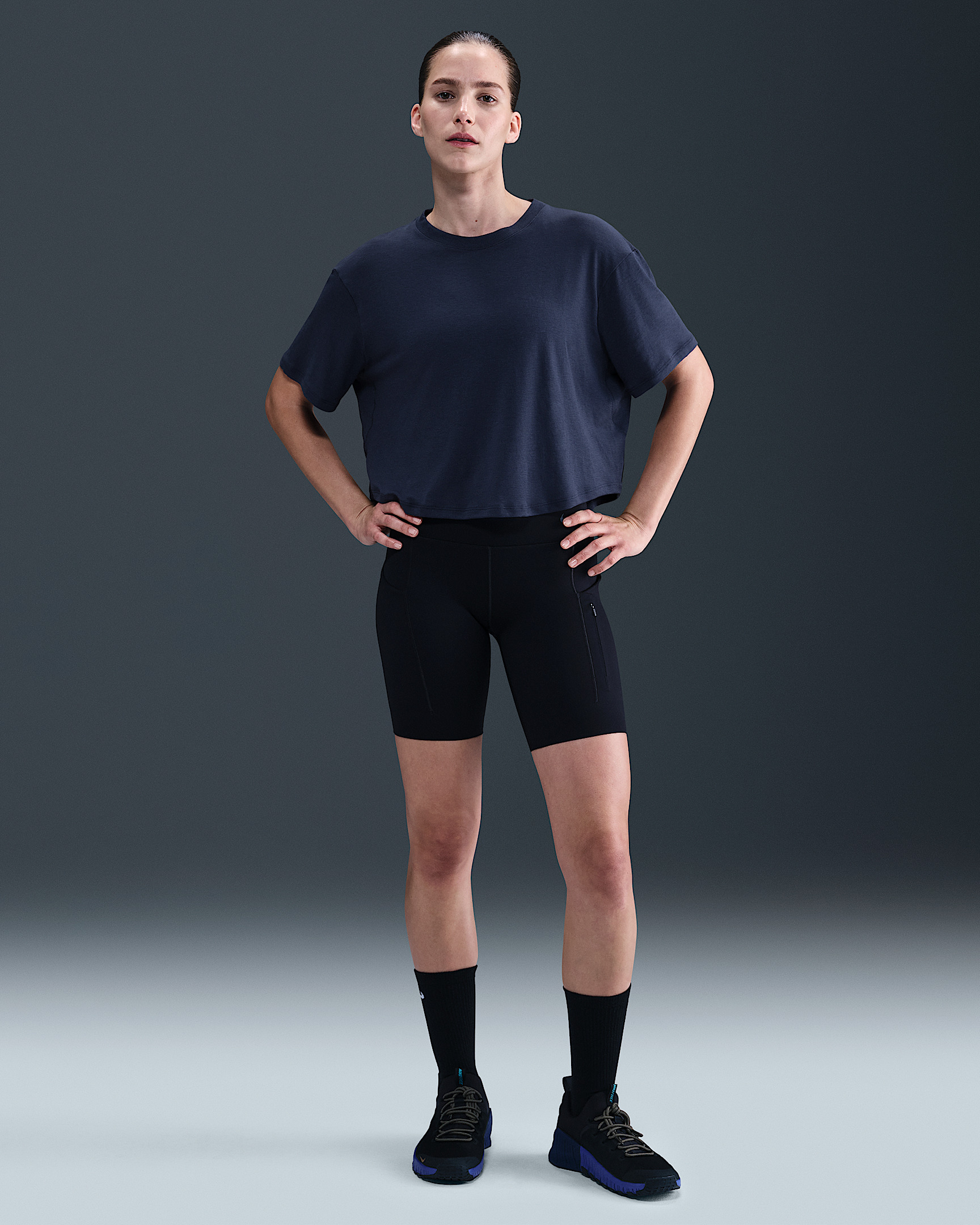 Nike One Relaxed Women's Dri-FIT Cropped Short-Sleeve Top - 4