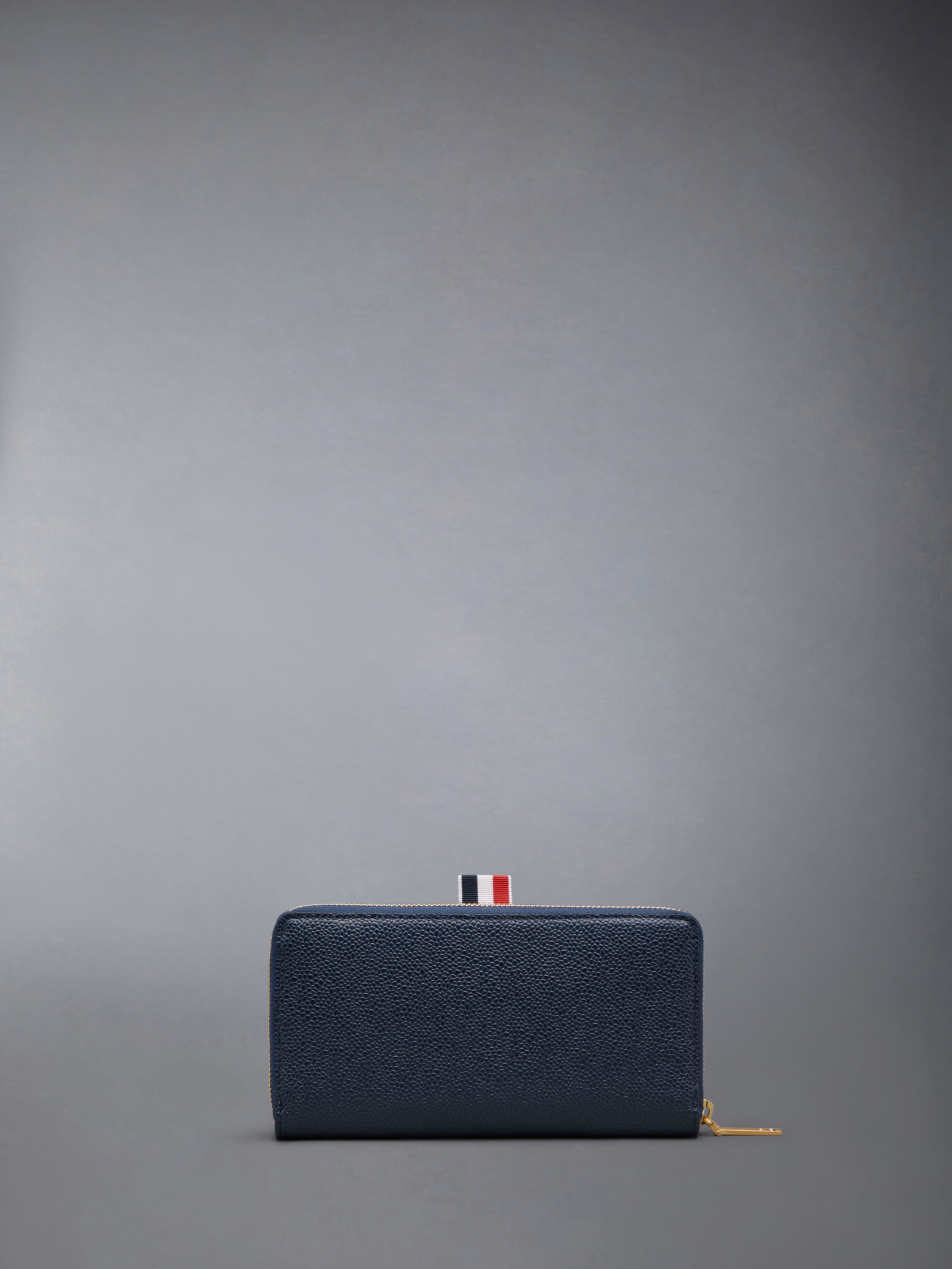 PEBBLE GRAIN SLIM LONG ZIPAROUND PURSE - 2