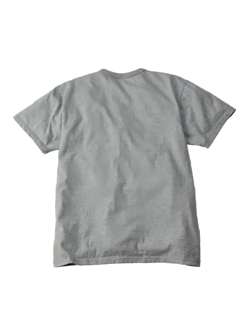 THE FLAT HEAD FN-THC-101P Three Needle Loopwheel Pocket Tee Grey outlook