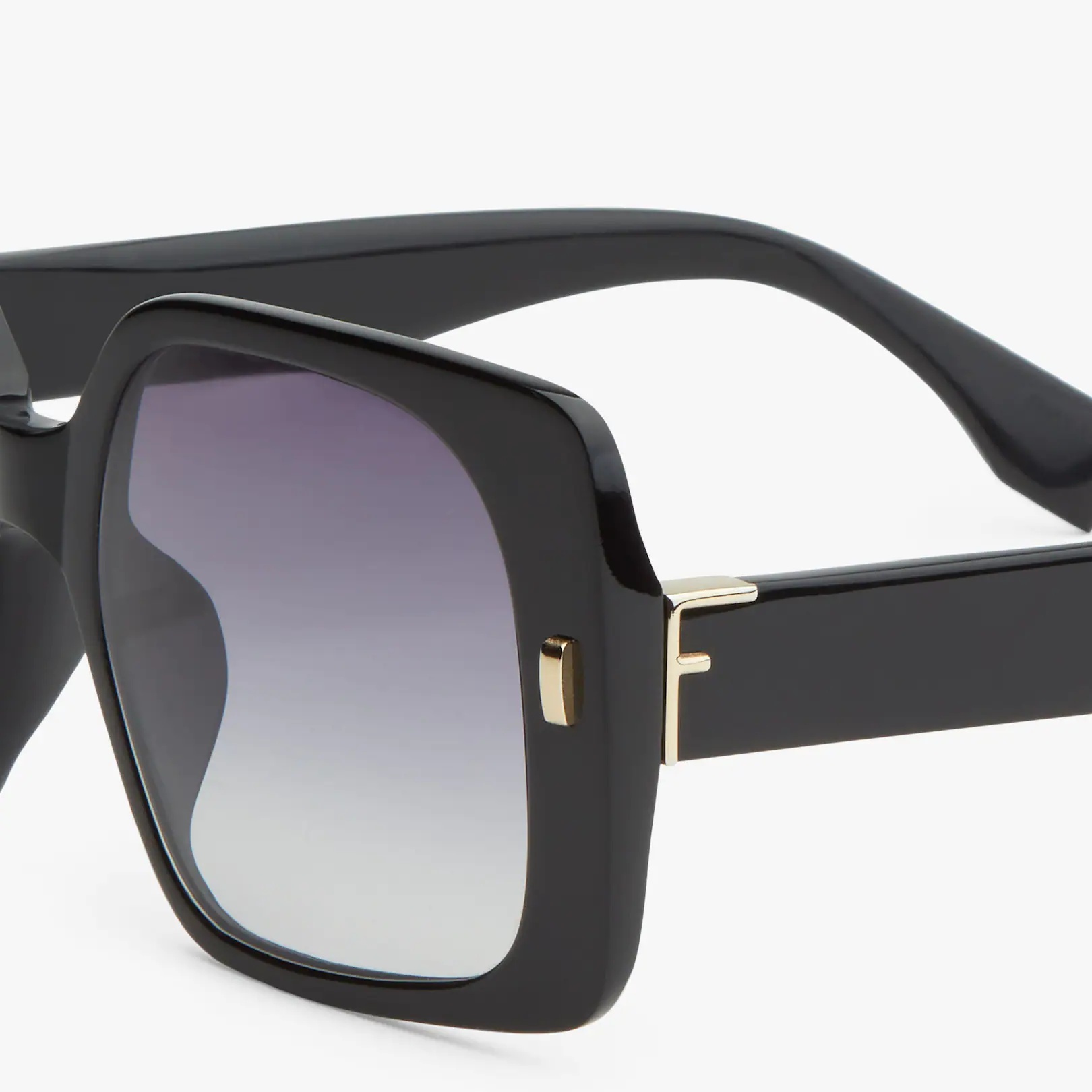 Black acetate sunglasses - 3