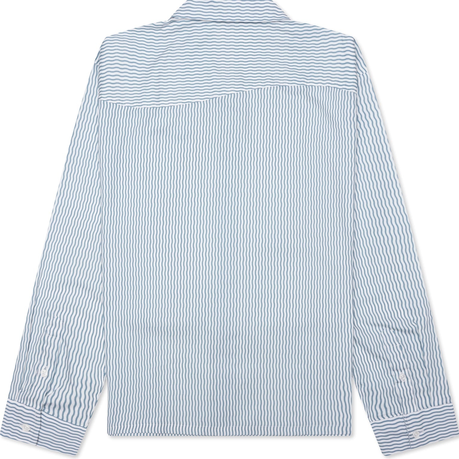 WORDMARK POPLIN BUTTON-UP - BABY BLUE - 2