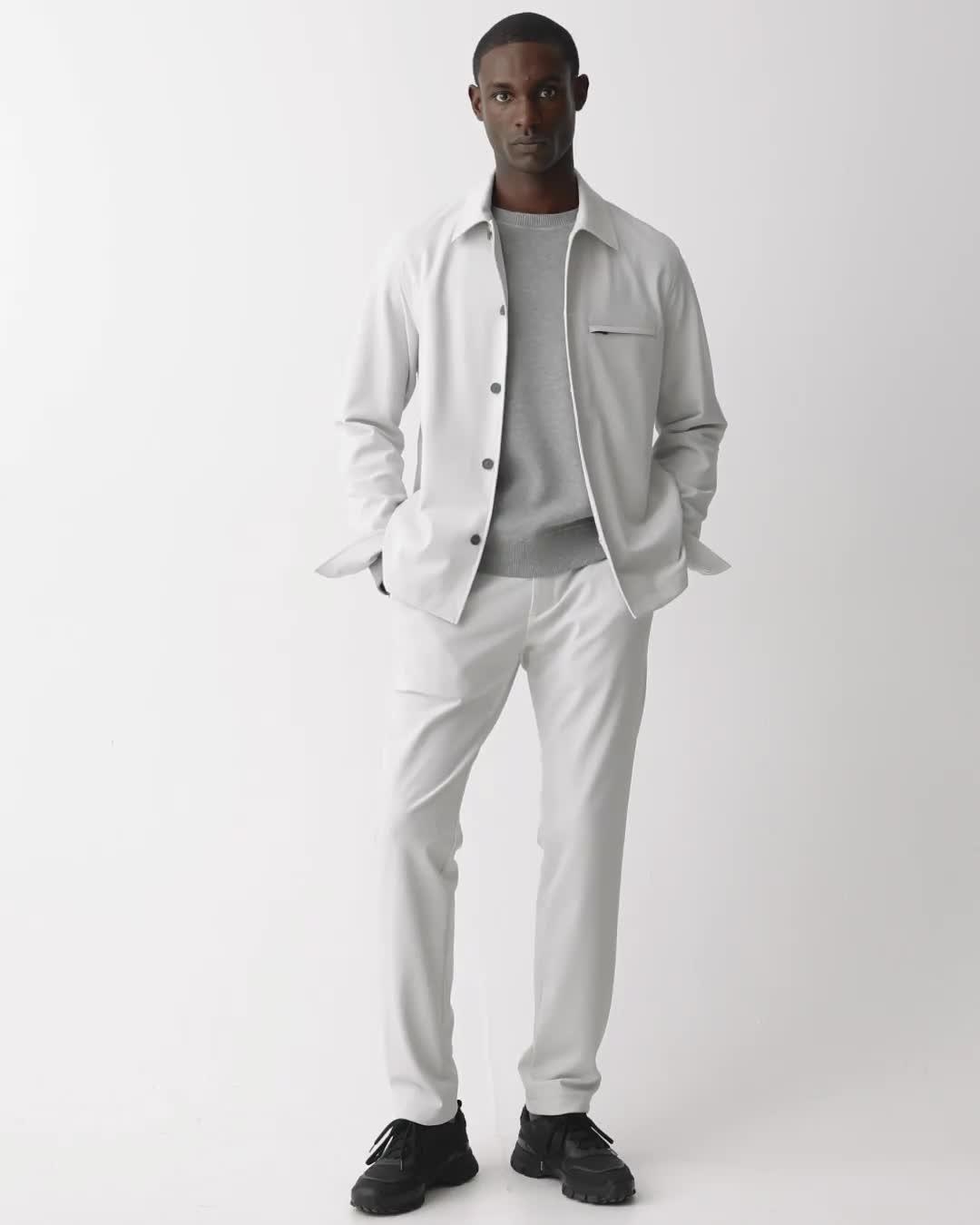 Overshirt in Precision Ponte - 7