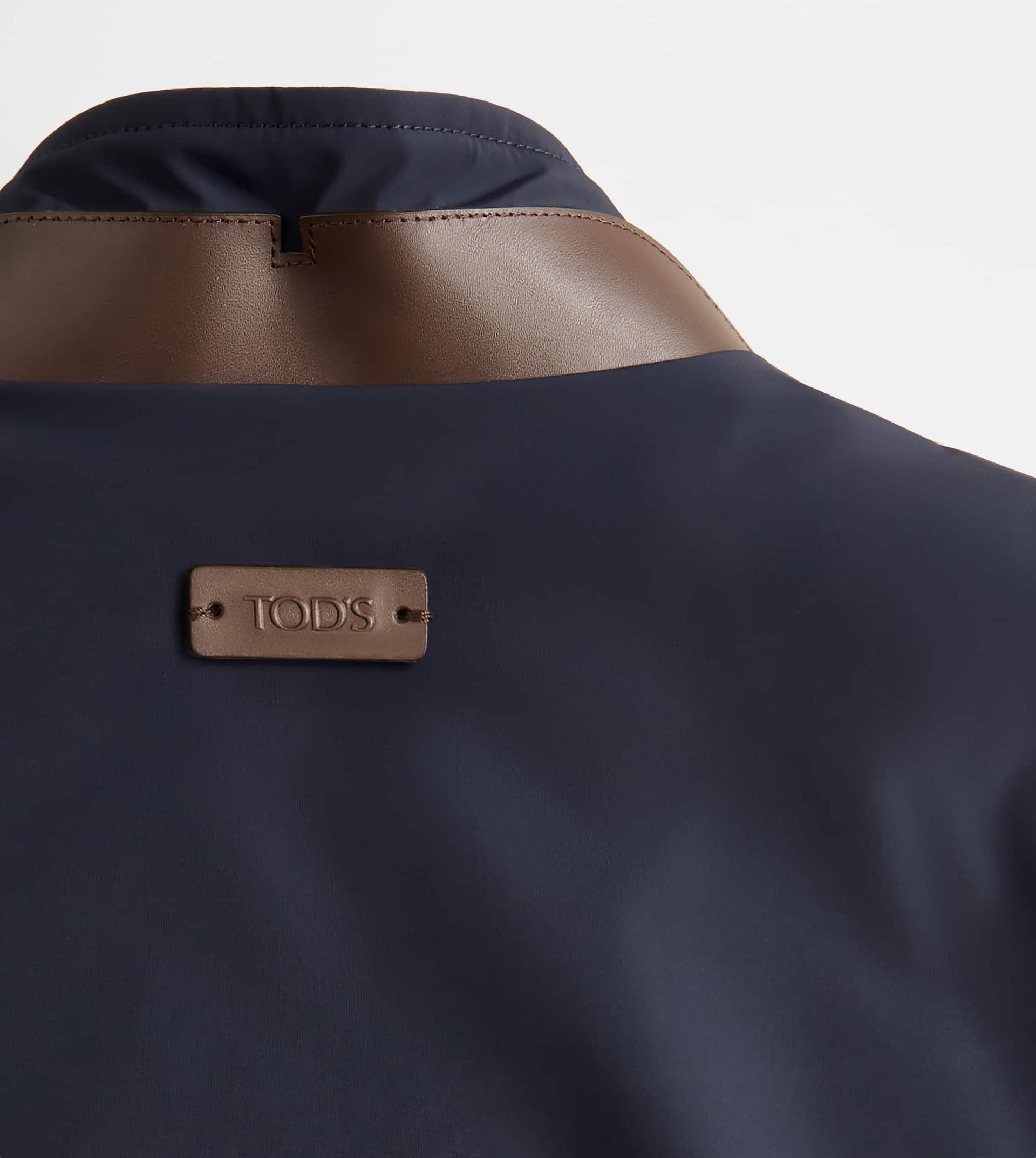 GILET IN TECHNICAL FABRIC - BLUE - 3