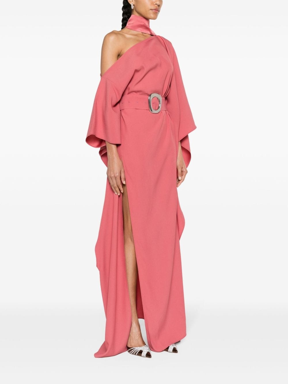 Taylor belted crepe kaftan - 3