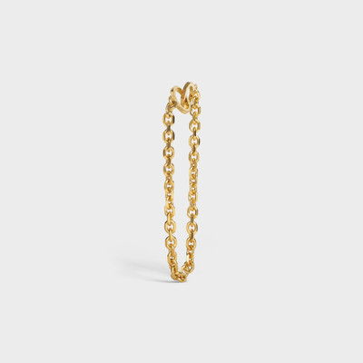 CELINE CHAÎNE TRIOMPHE GOLDEN HANDCUFF NECKLACE IN VERMEIL outlook