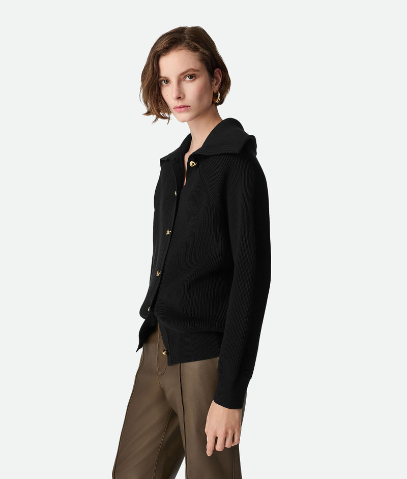 Bottega Veneta Cotton Rib Cardigan outlook