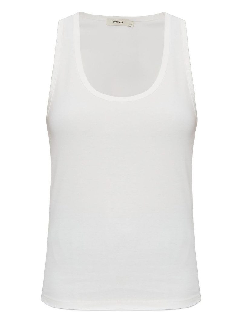 scoop-neck cotton tank top 1