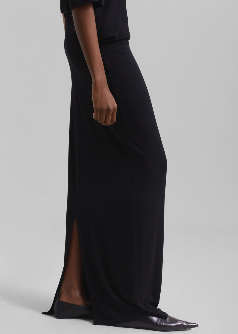 Ella Maxi Skirt - Black 5