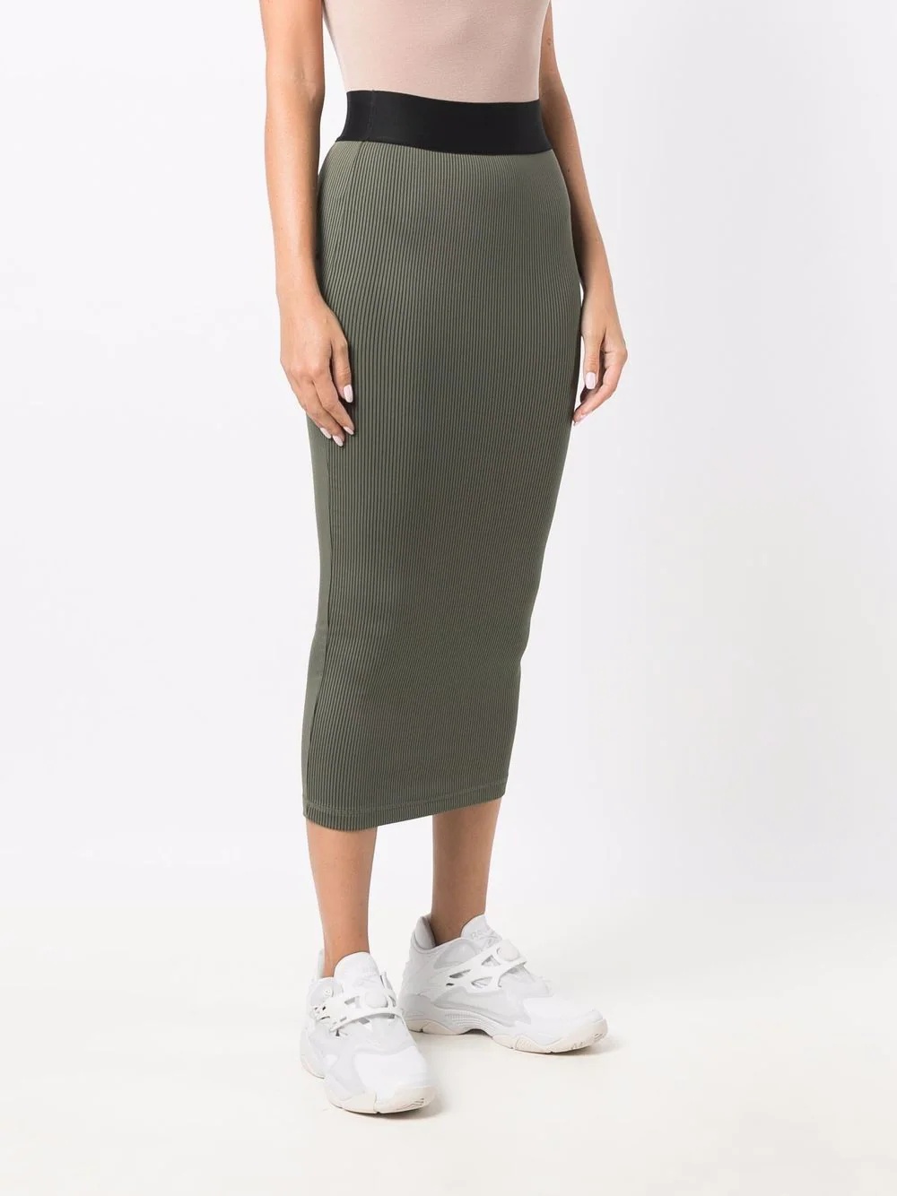 x Cardi B rib knit skirt - 3