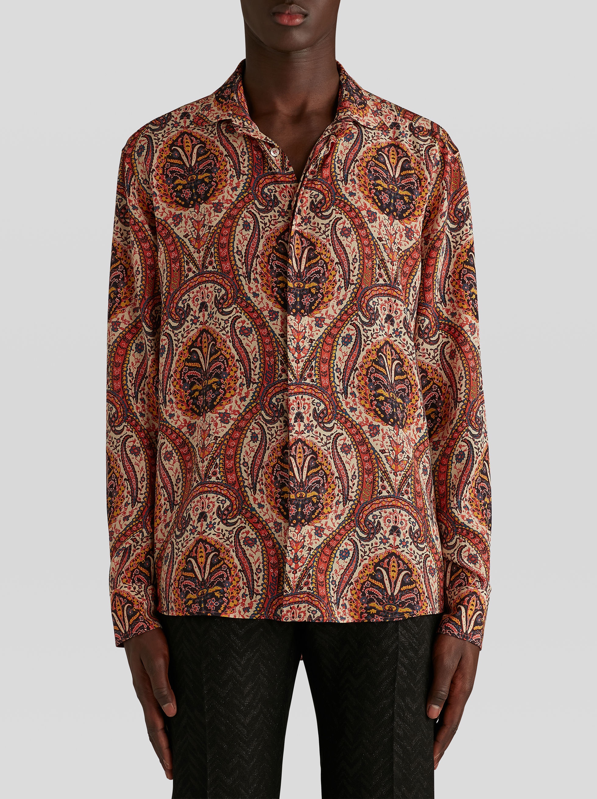 PAISLEY SILK SHIRT - 2