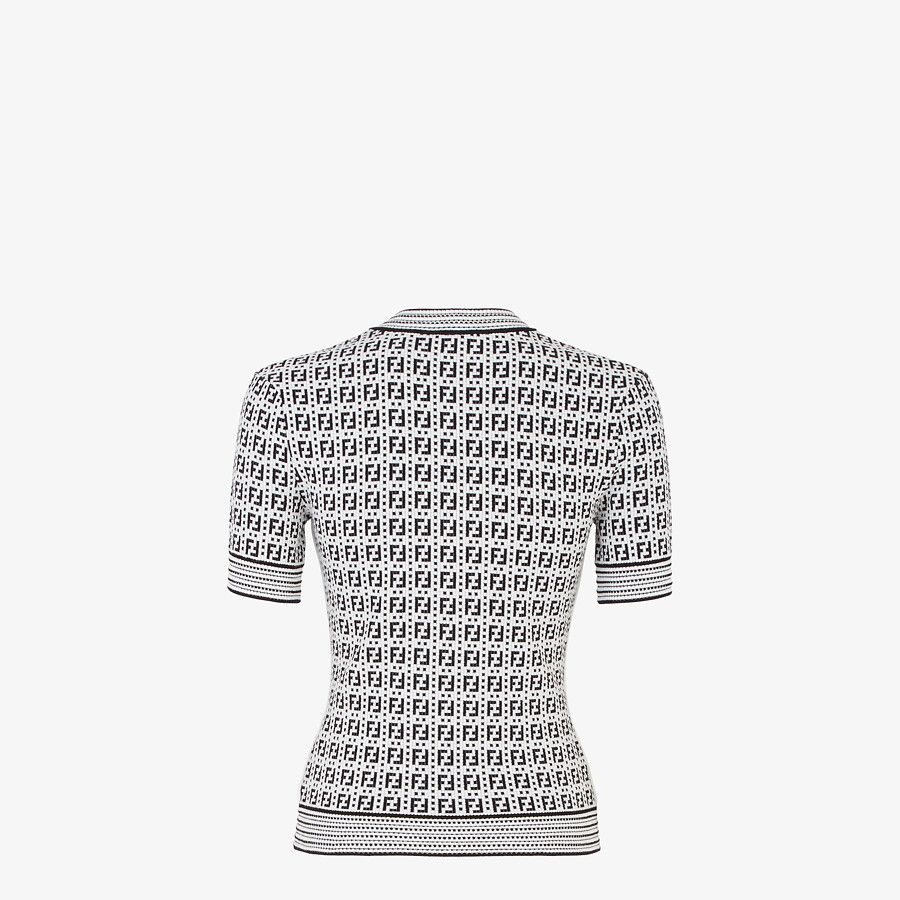 White viscose sweater - 2