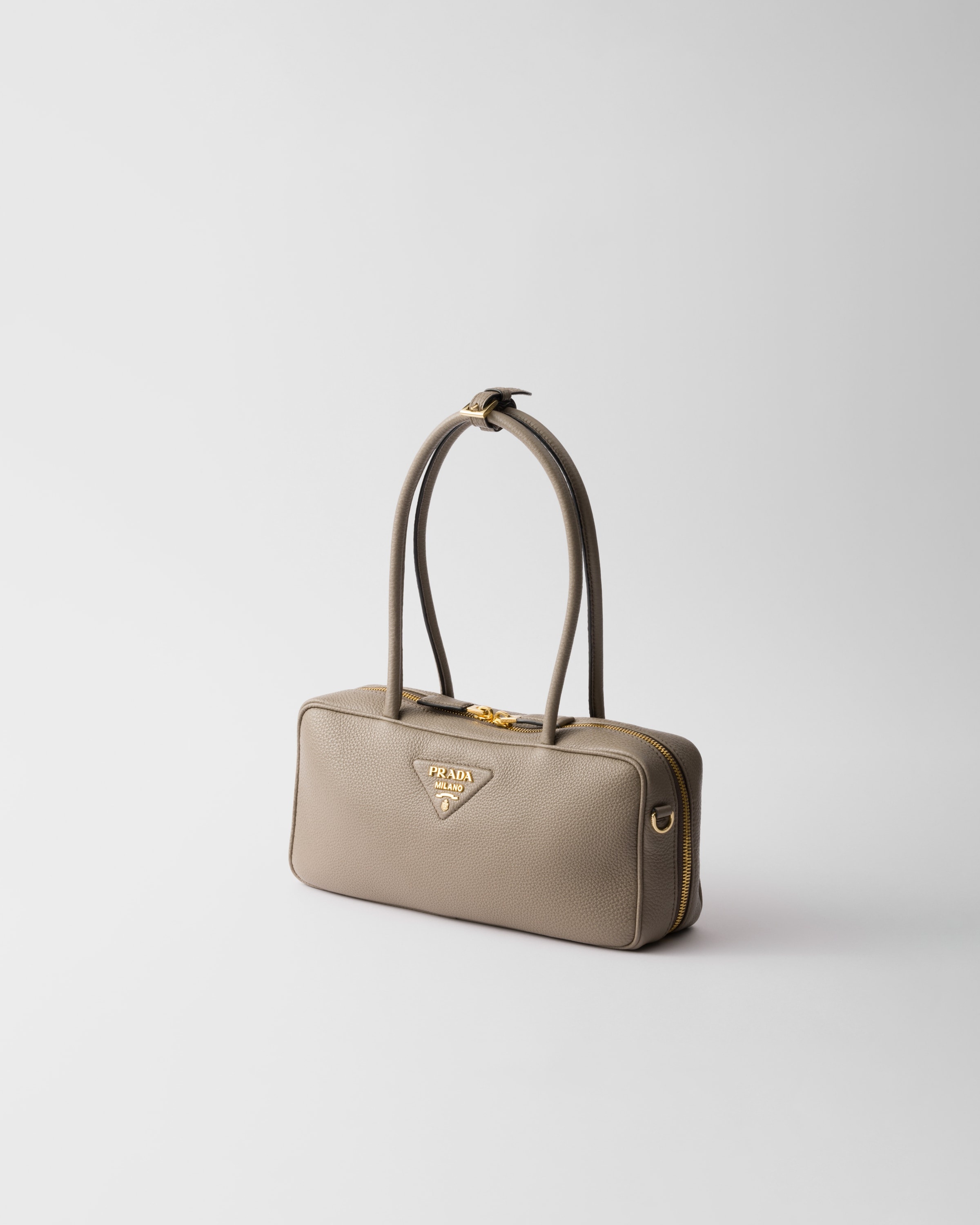Medium leather top-handle bag - 2