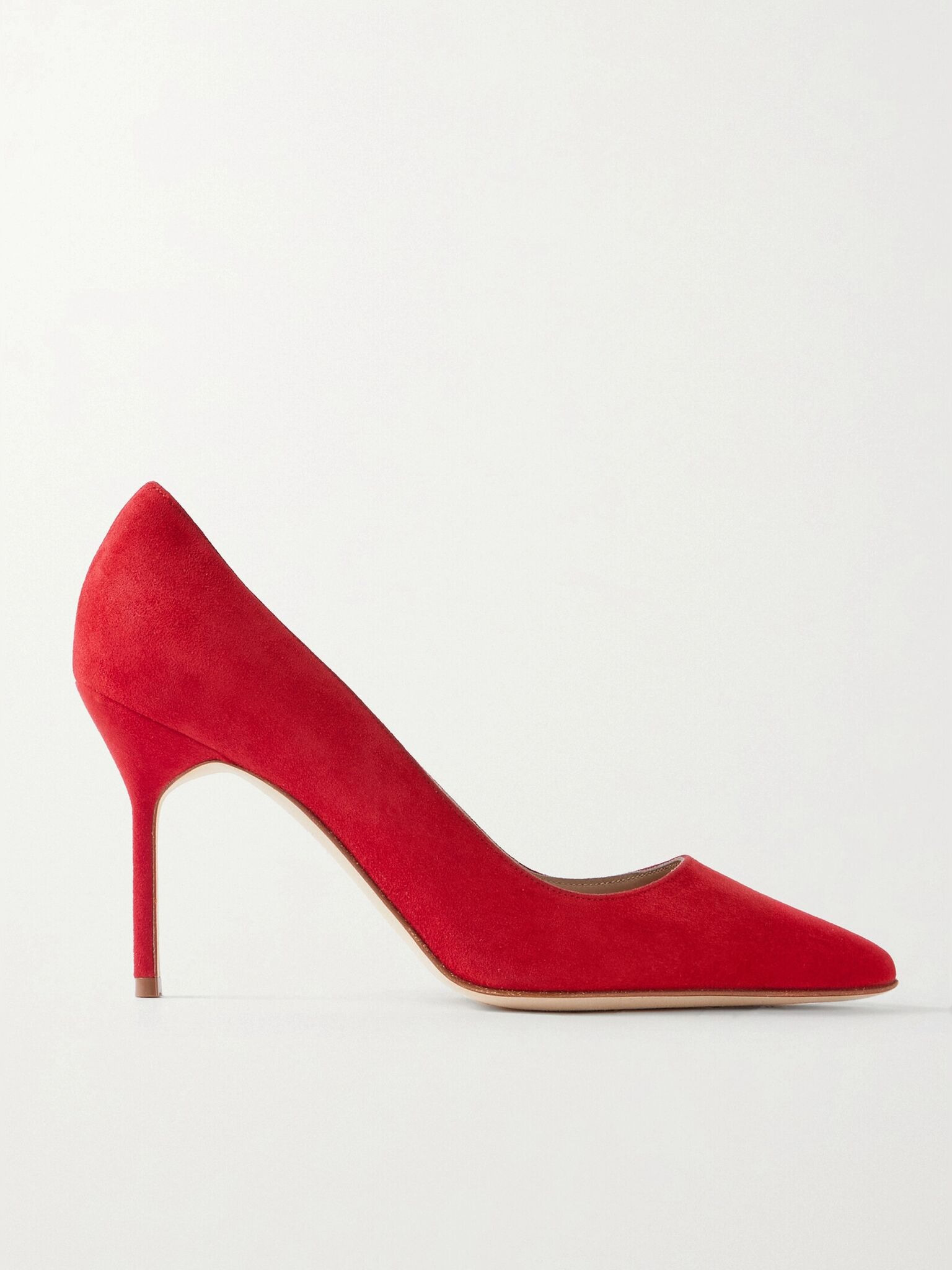 BB 90 suede pumps Red - 1