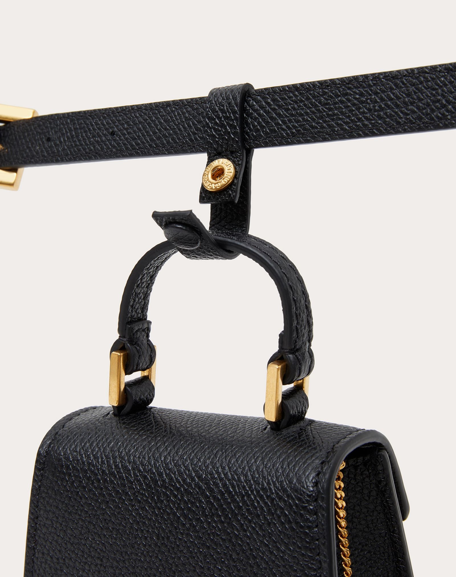 MINI VSLING GRAINY CALFSKIN BELT BAG - 2