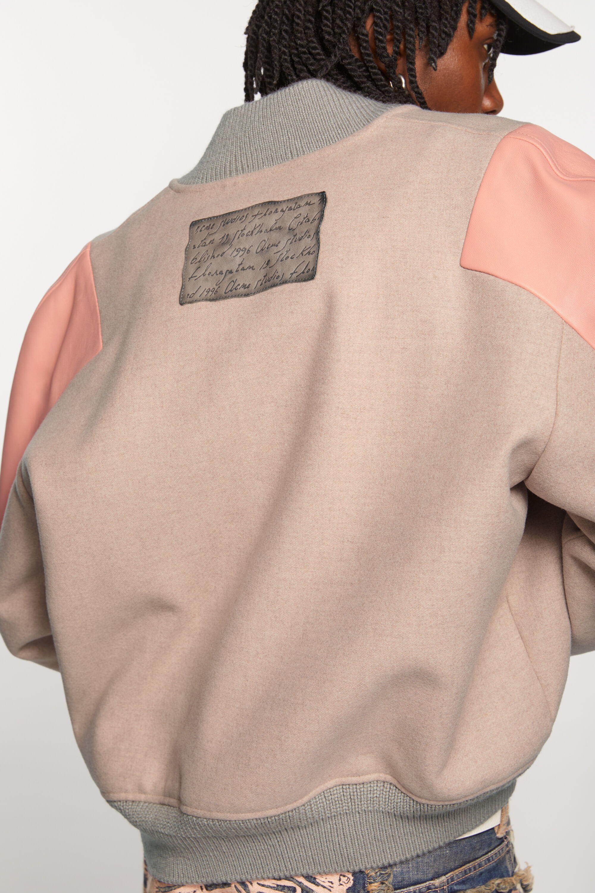 Twill overshirt jacket - Pastel pink - 6