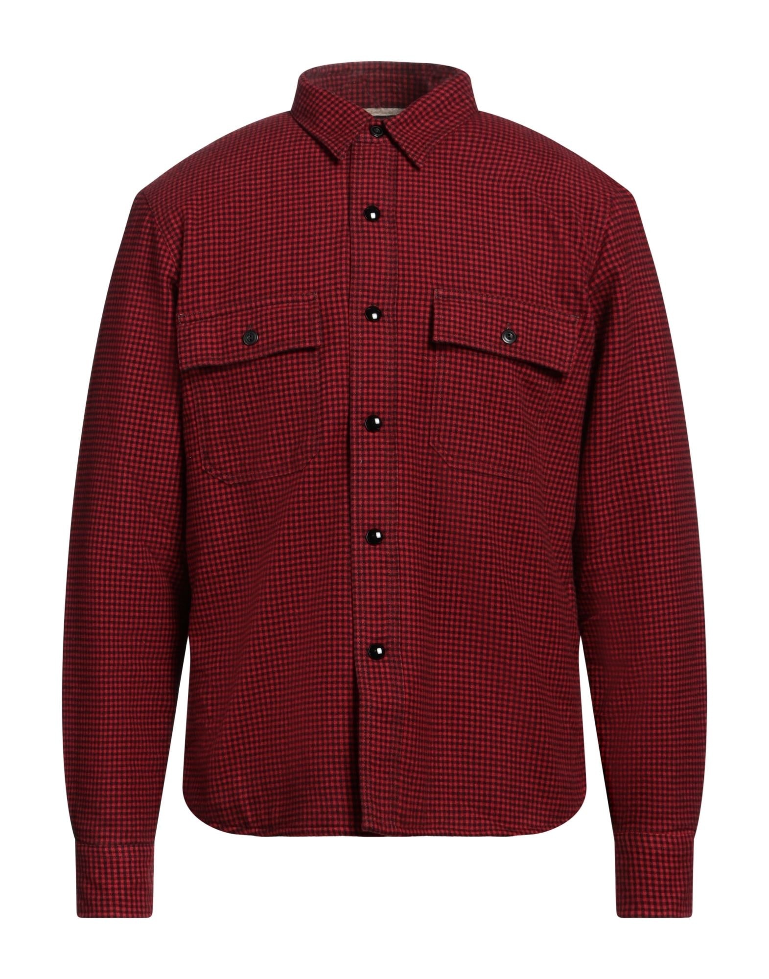 RRL by Ralph Lauren Red Men's Patterned Shirt yoox REVERSIBLE