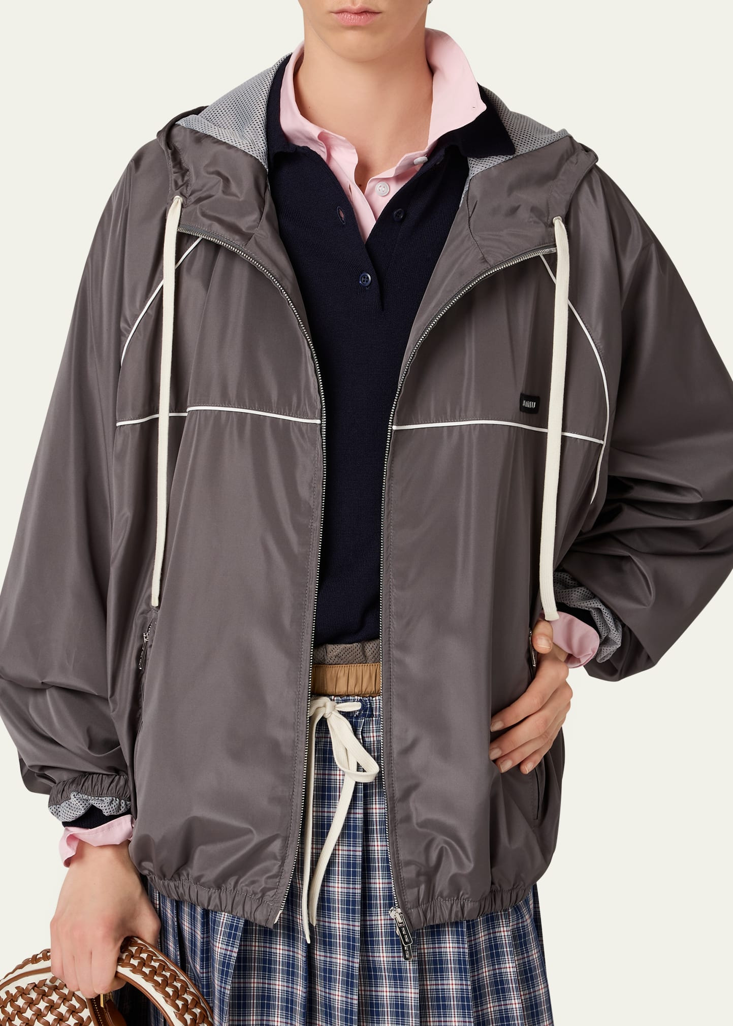 Hooded Zip Track Jacket - 4