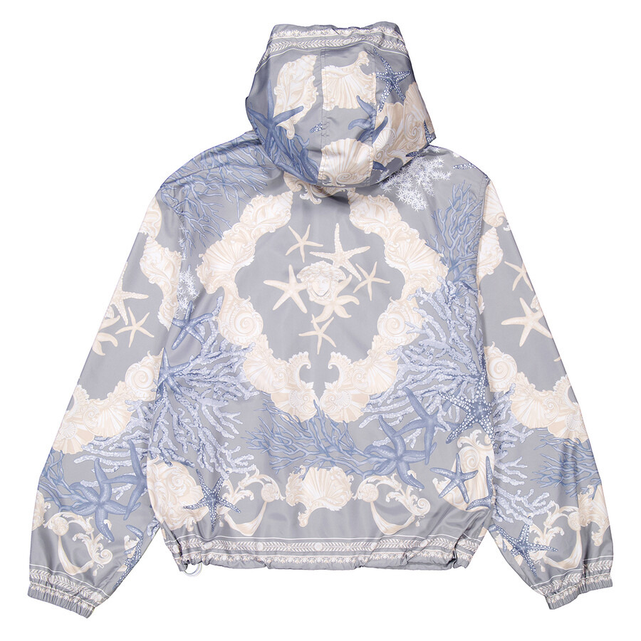 Versace Barocco Sea Hooded Windbreaker Jacket - 6