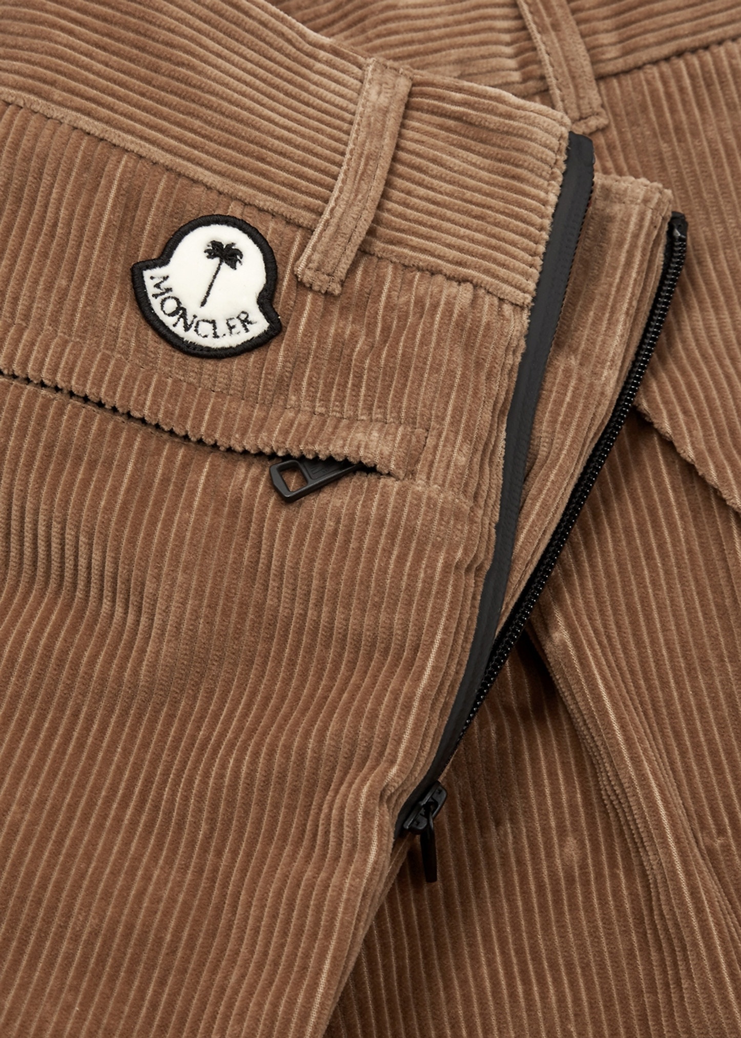 8 Moncler Palm Angels brown corduroy trousers - 5