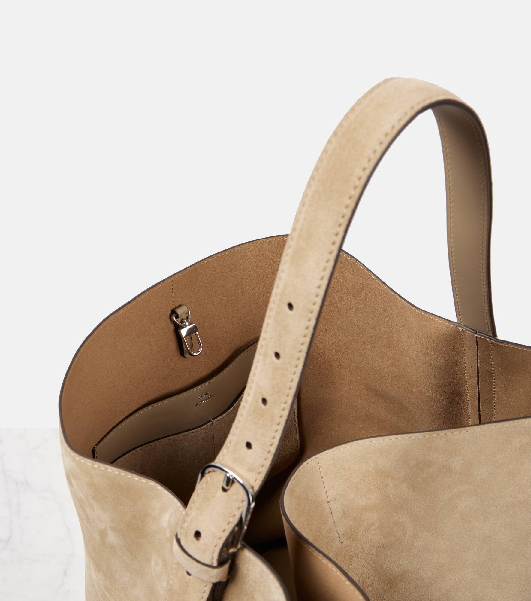 Suede tote bag - 3