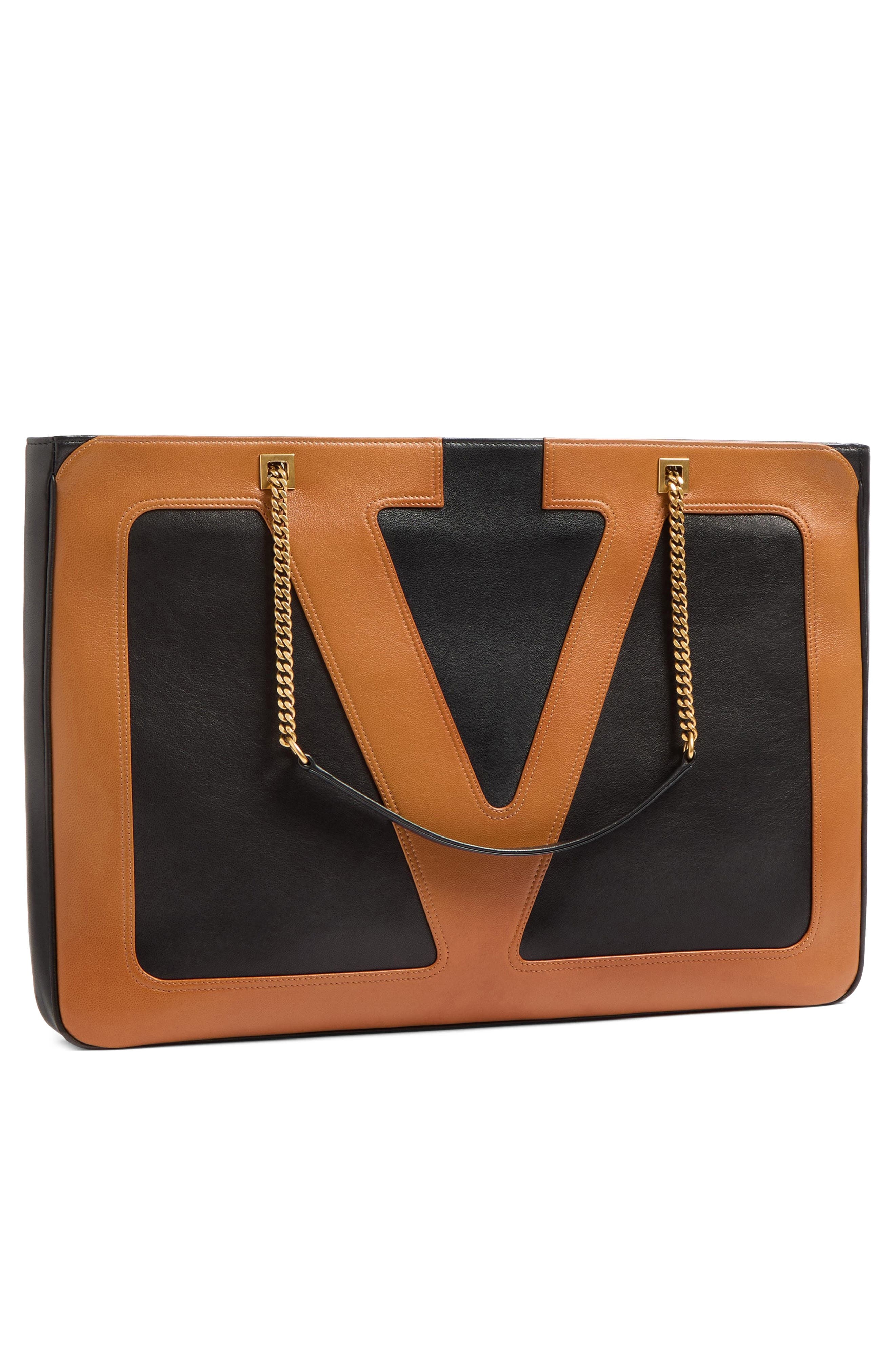 Valentino Garavani Large Viva Superstar Leather Shopper in Black Multi at Nordstrom - 8