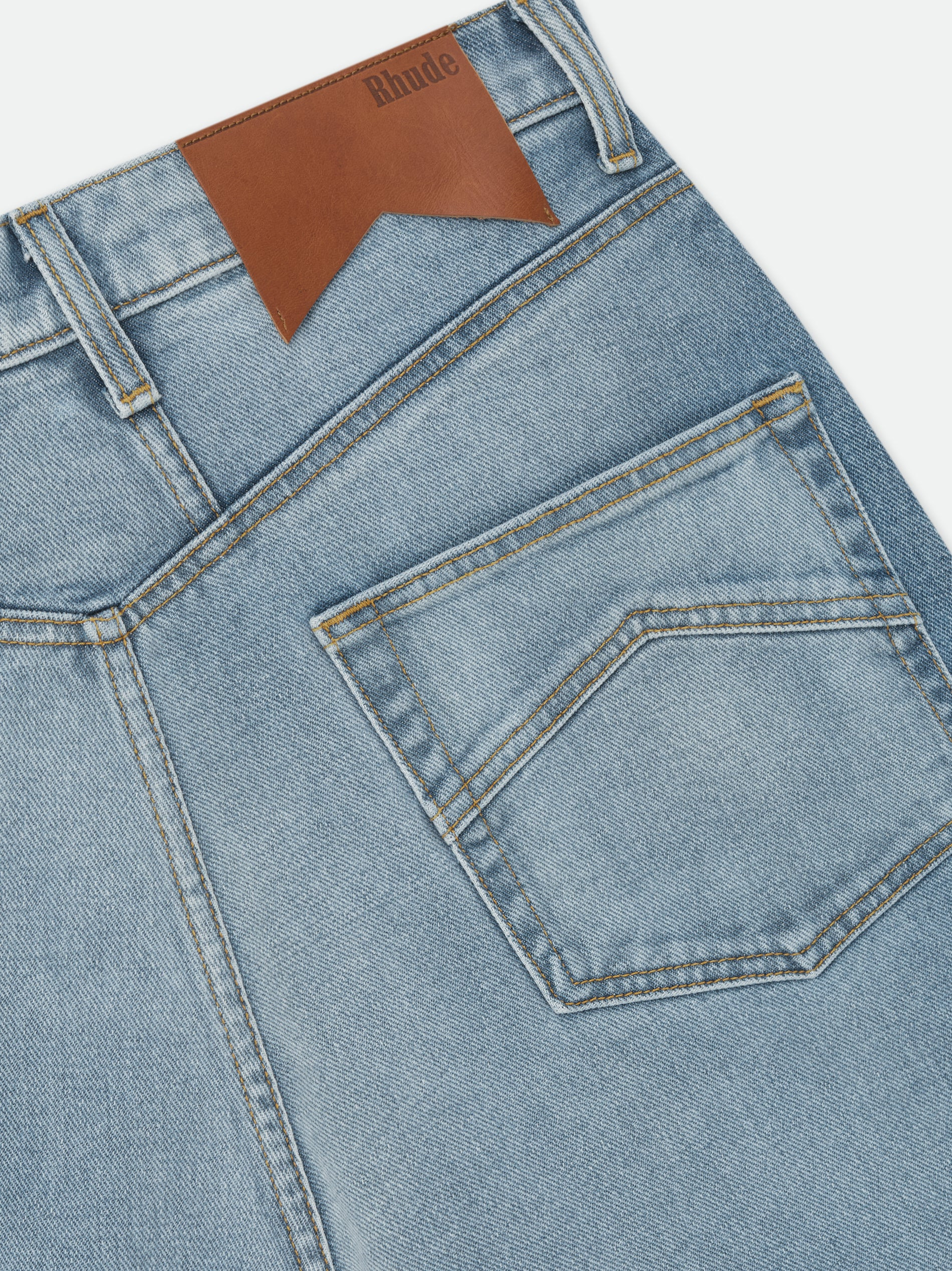 "PACK" LOGO WIDE LEG DENIM - 7