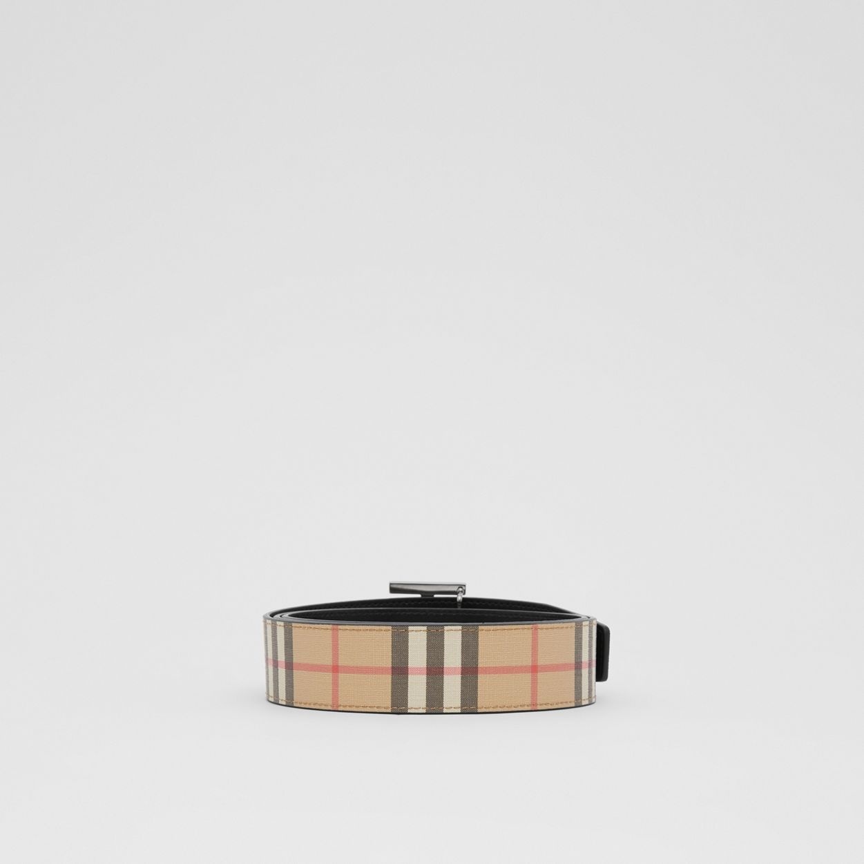 Reversible Monogram Motif Vintage Check Belt - 4