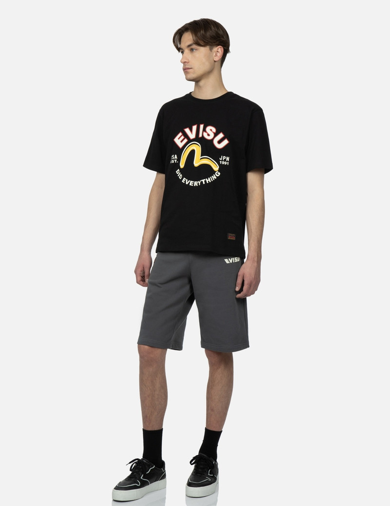 SEAGULL PRINT SWEAT SHORTS 4