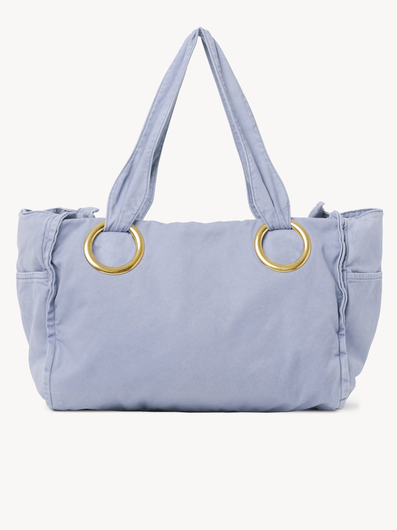 LARGE CHLOÉ PLAGE TOTE BAG IN COTTON - 3
