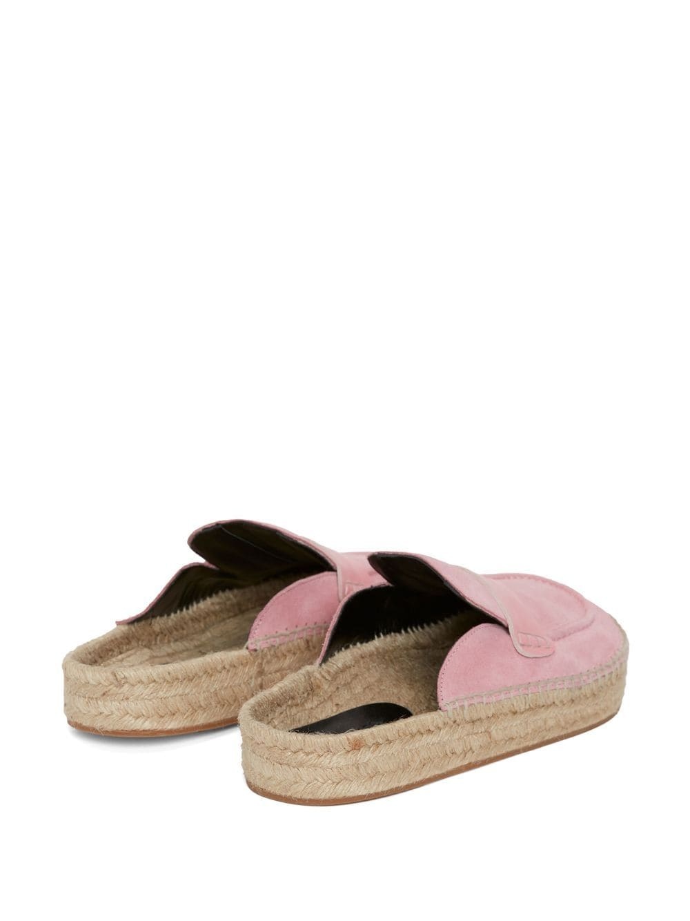 suede espadrille loafers - 3