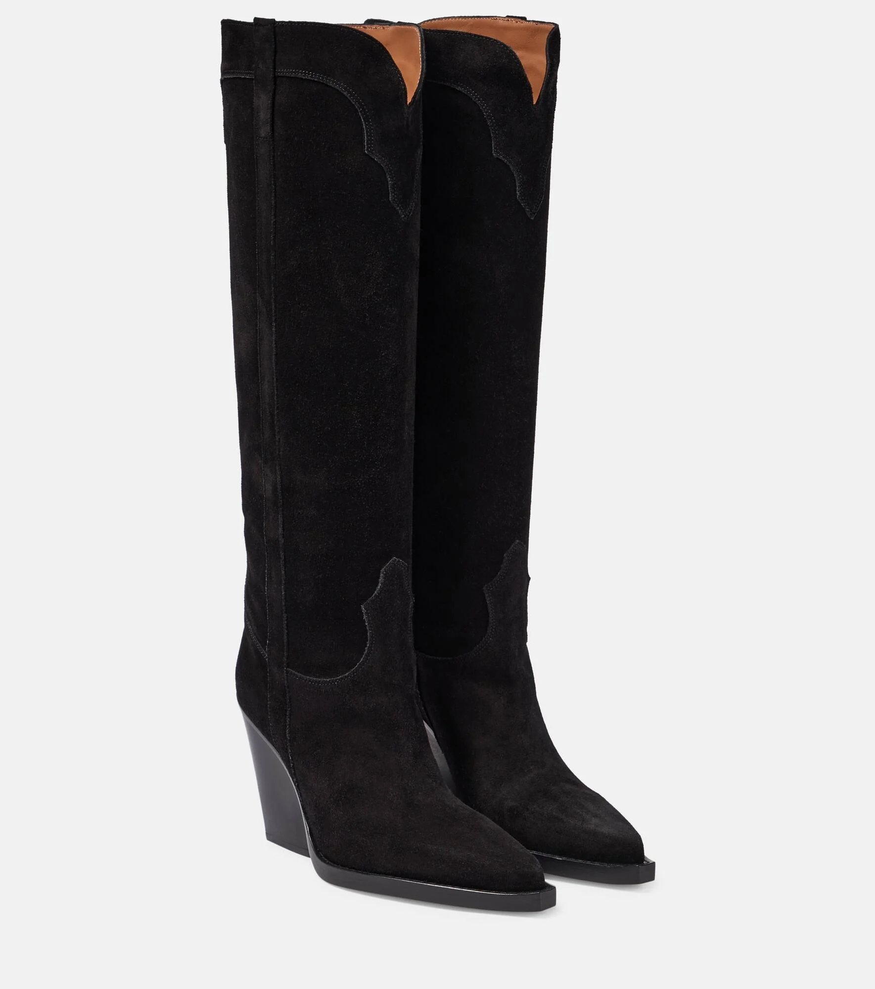 El Dorado suede cowboy boots - 1