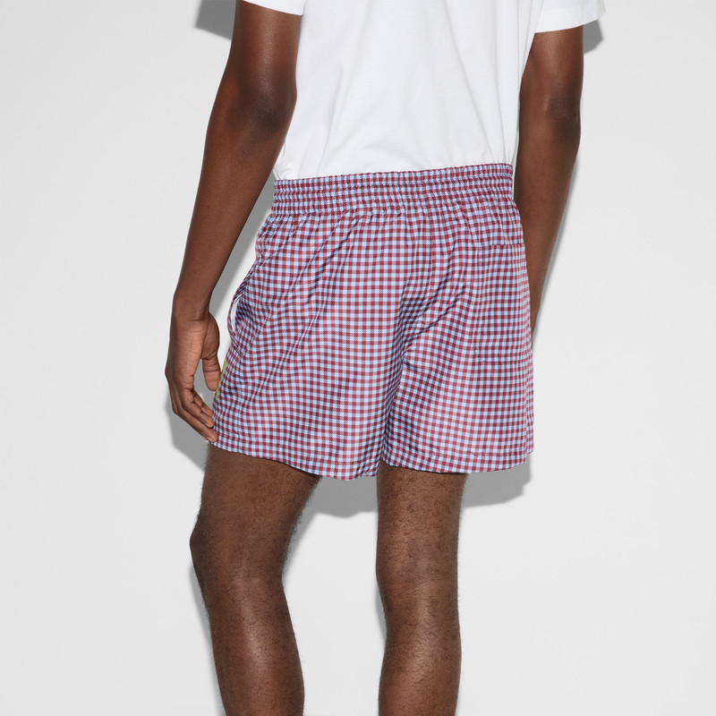 Printed poplin tech swim shorts 4