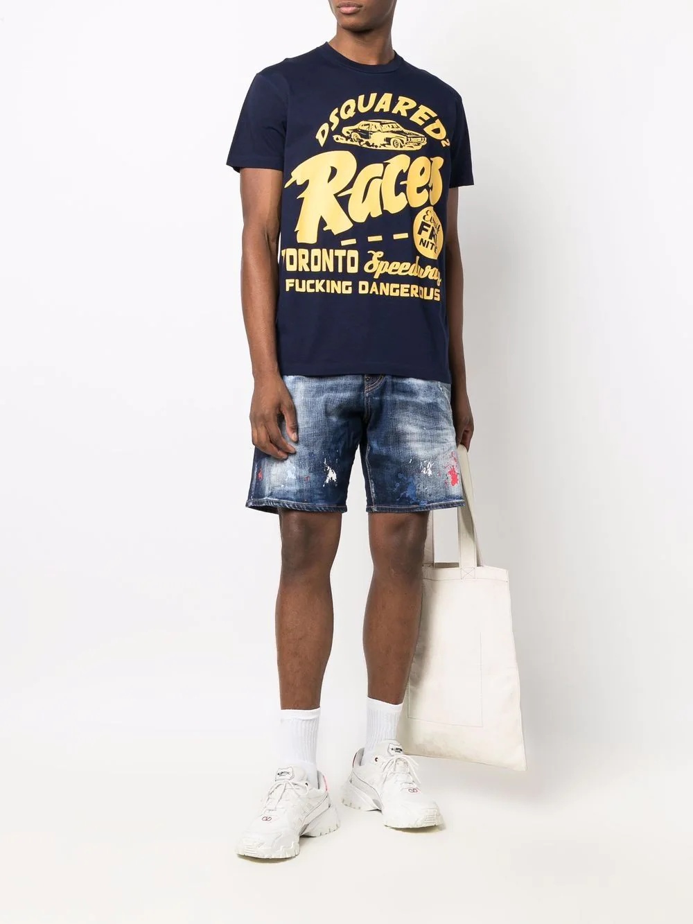 Races graphic-print crew-neck T-shirt - 2