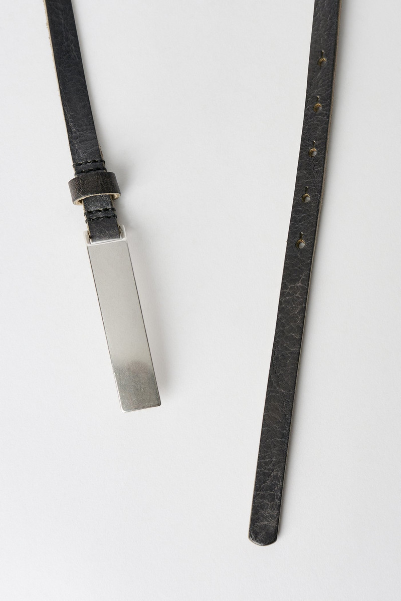 Our Legacy Strap Belt Soft Coal Torn Bovine outlook