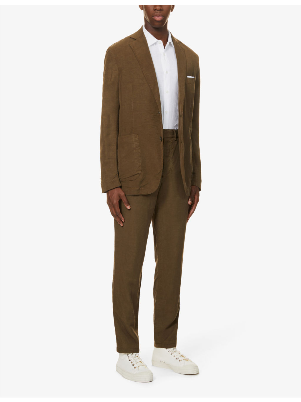 Giles regular-fit linen shirt - 2