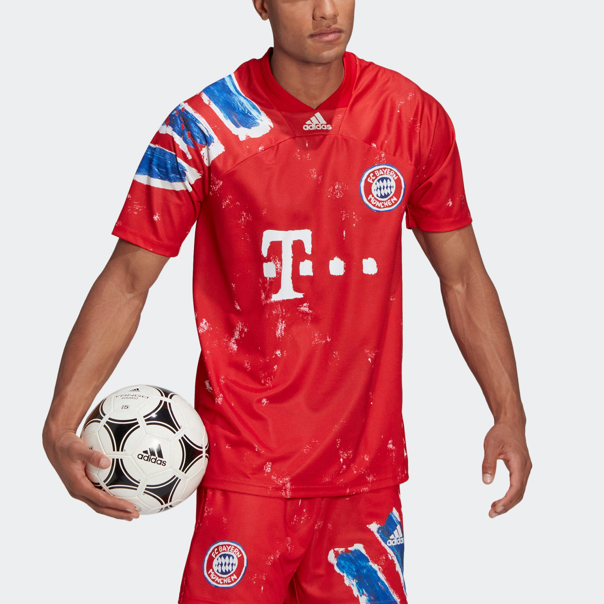adidas x Human Race FC Bayern Munich Jersey 'Fcb True Red White' GJ9088 - 7