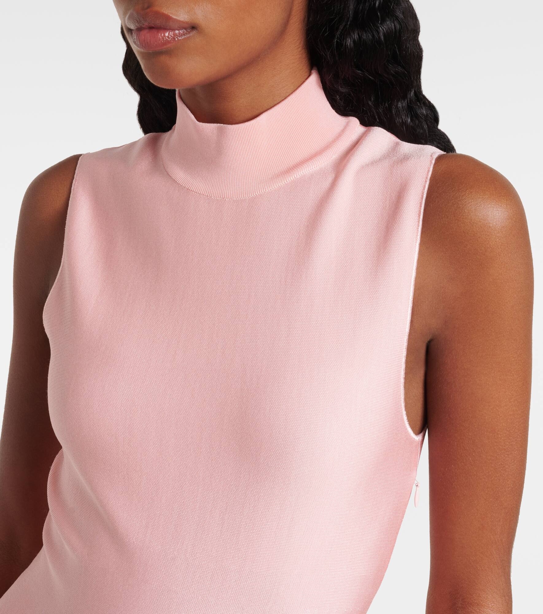 Godet midi dress - 4