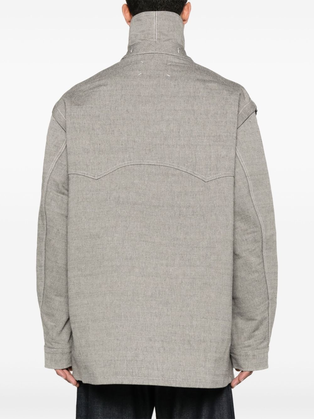 cotton shirt jacket - 4