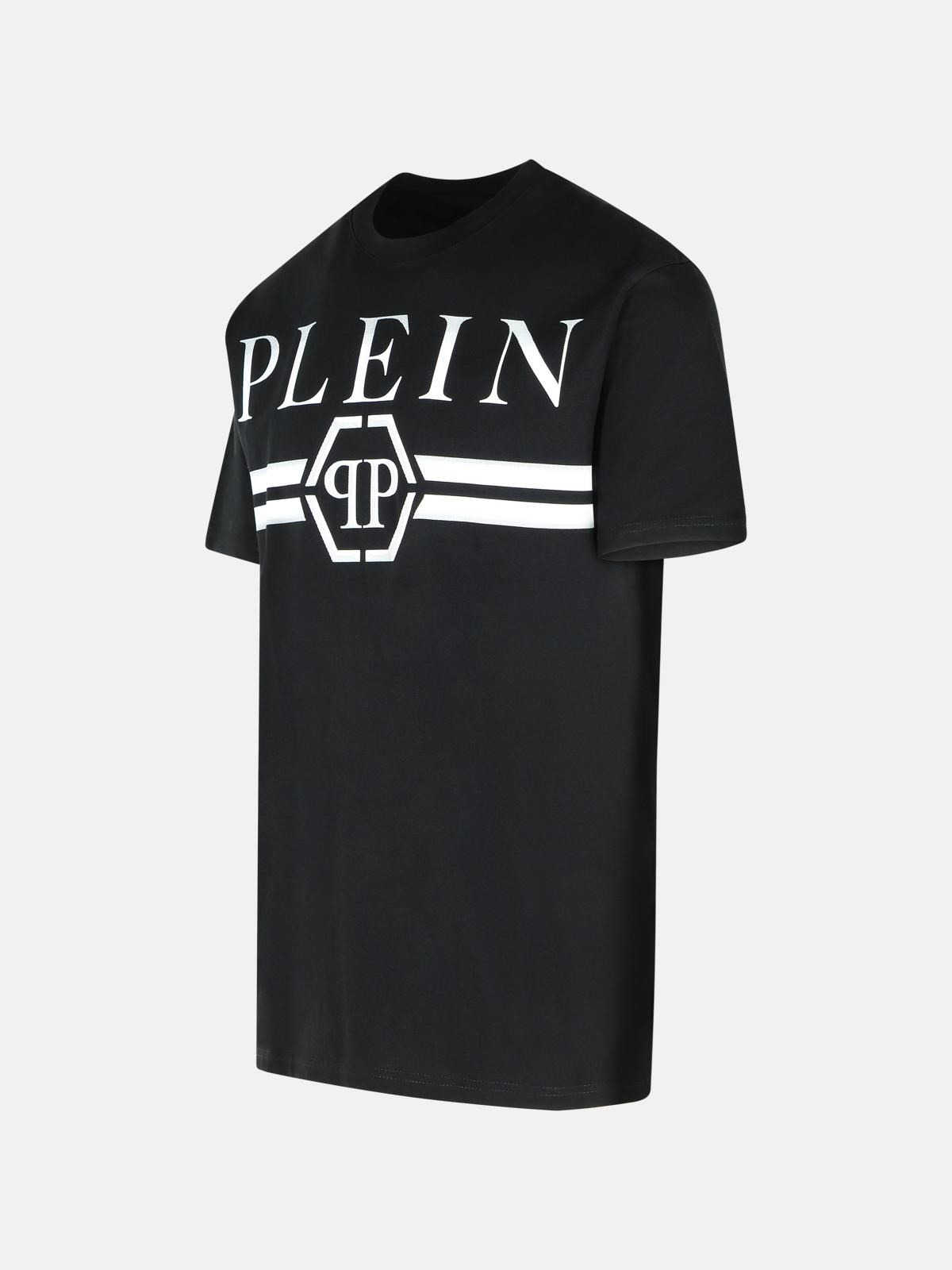 BLACK COTTON T-SHIRT - 2