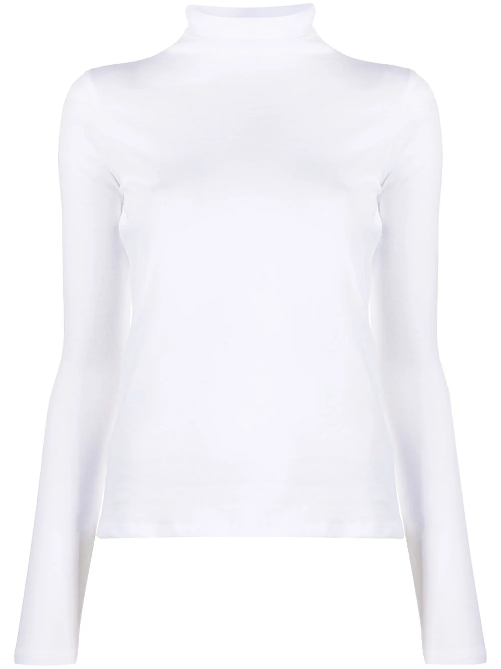 roll-neck cotton blouse - 1