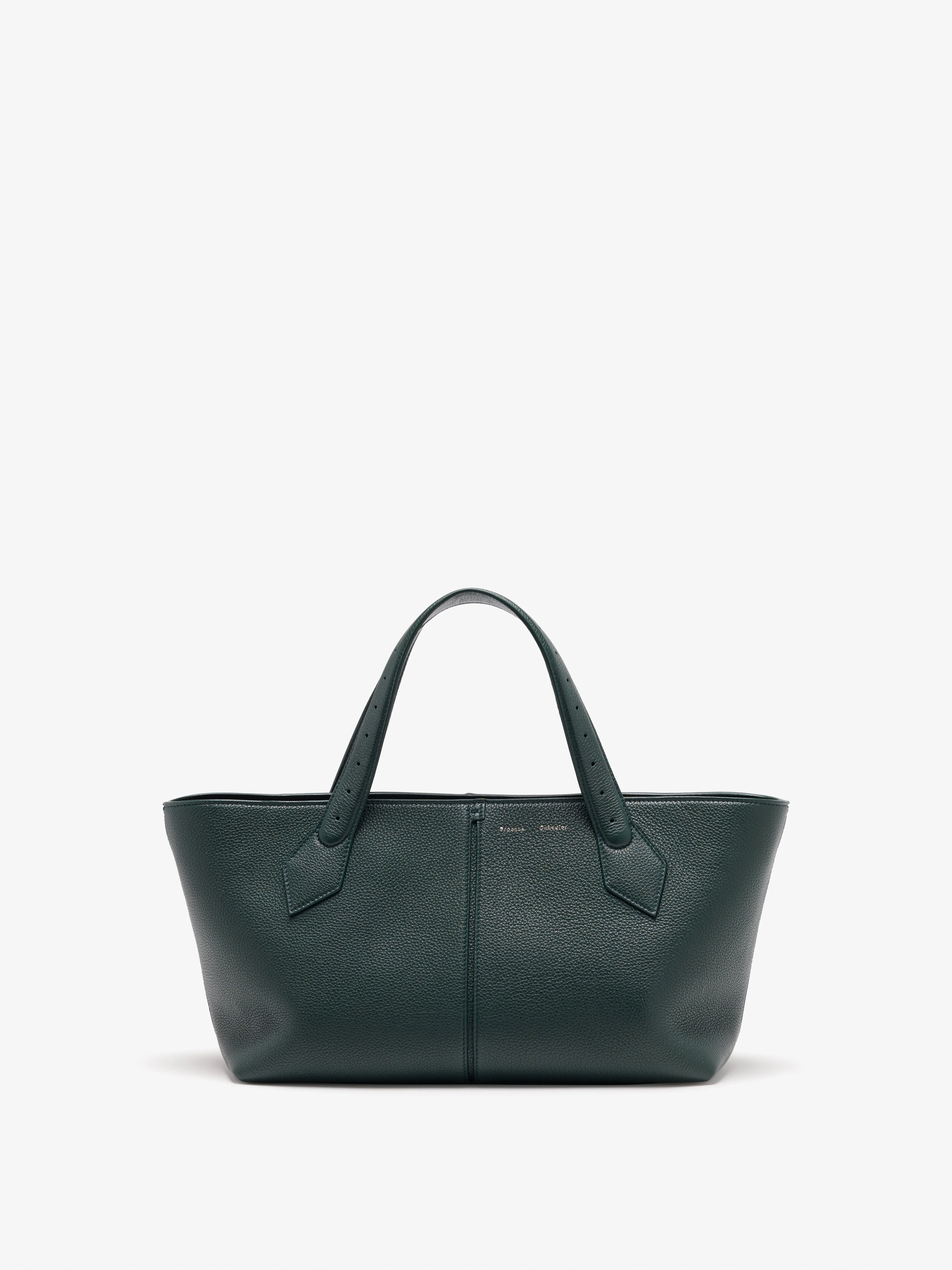 East West Chelsea Tote in Pebbled Calf - 1
