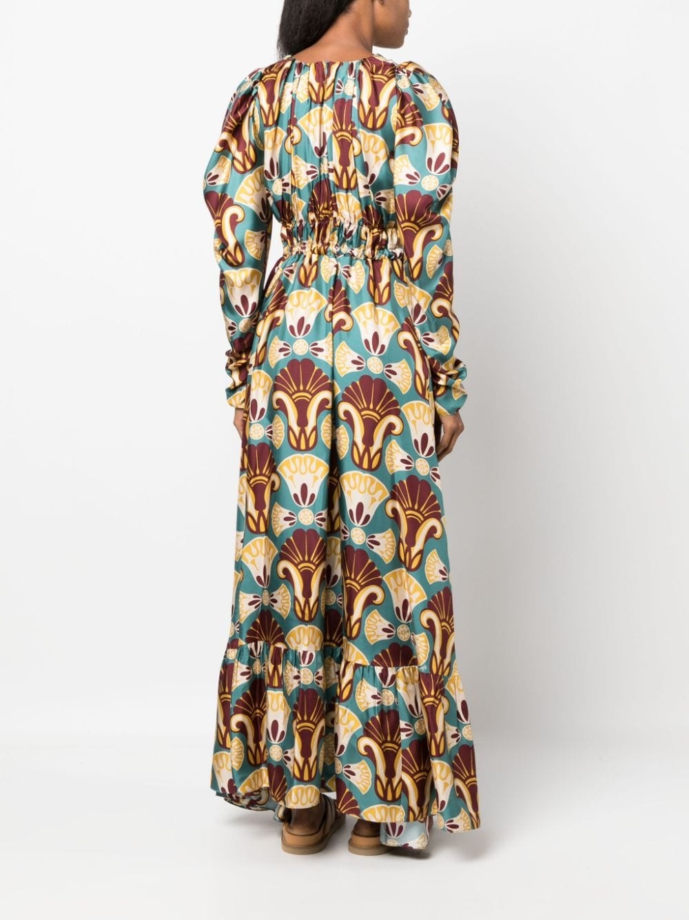 Biennale graphic-print maxi dress - 4