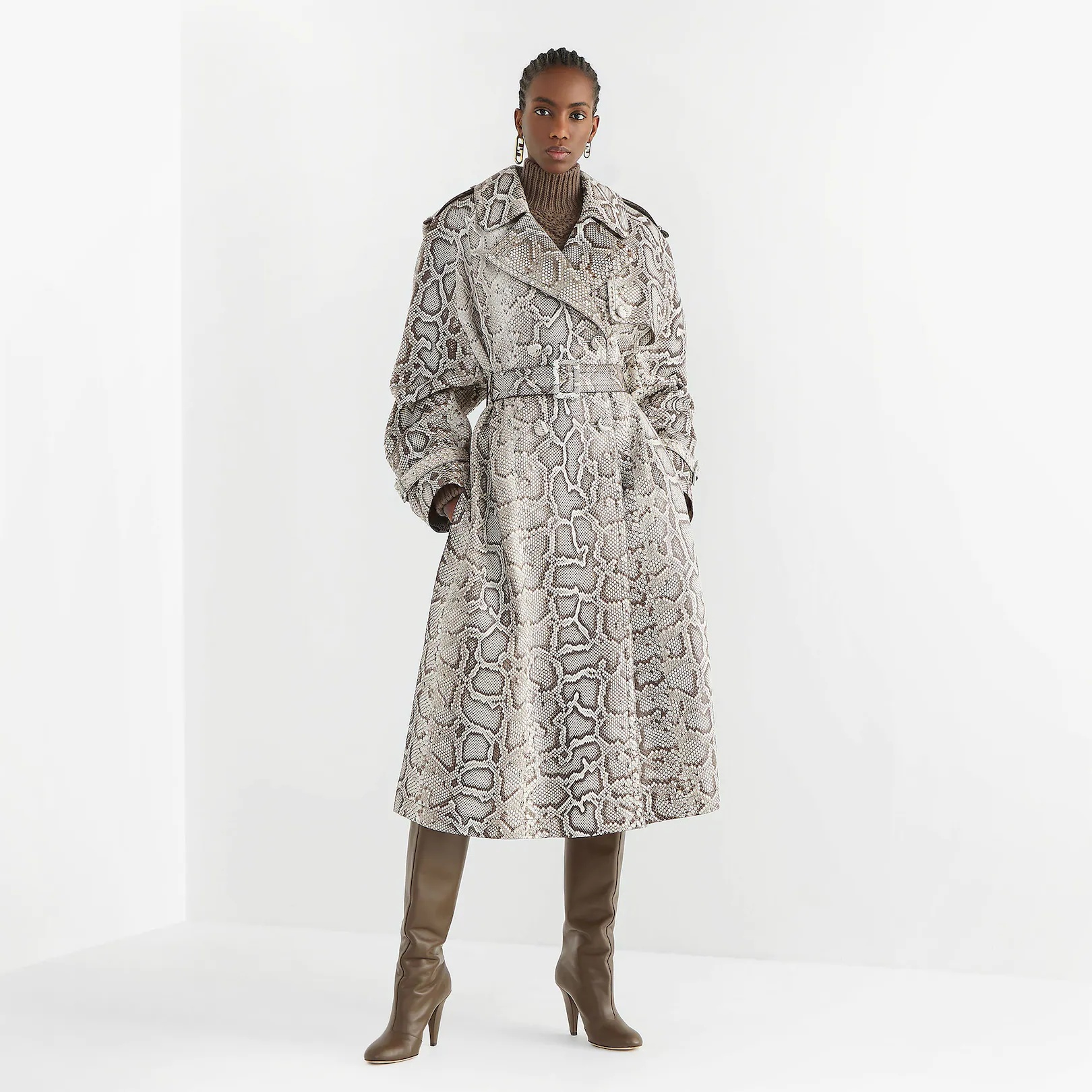 Python trench coat - 4