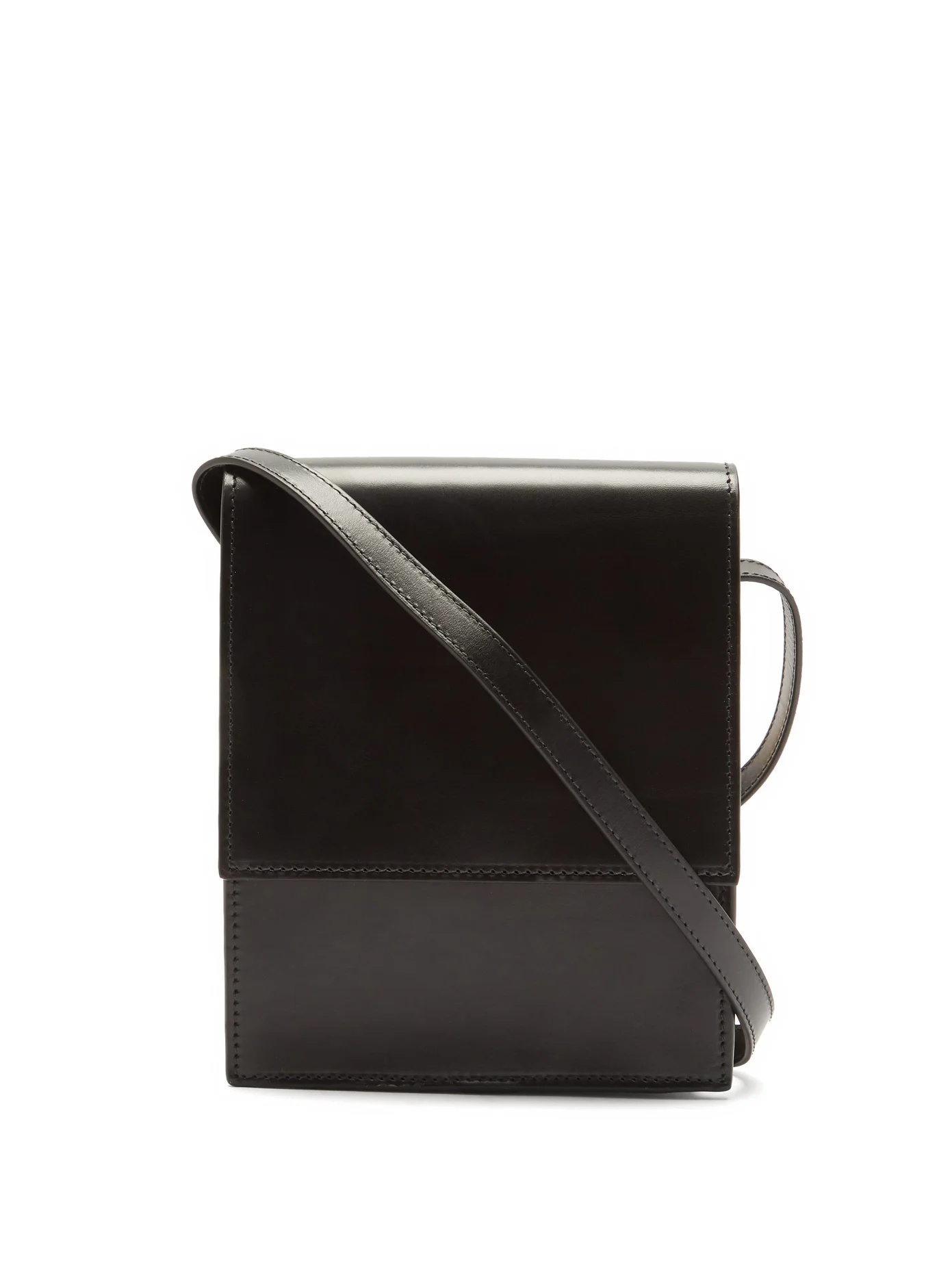 Satchel small leather cross-body bag - 1